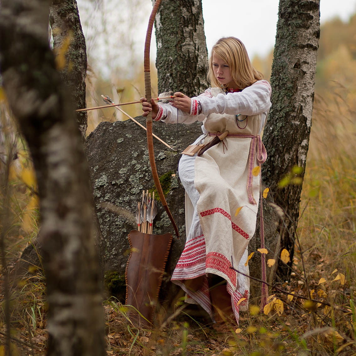 Sexy photo Girls in Slavic costumes in Memphis